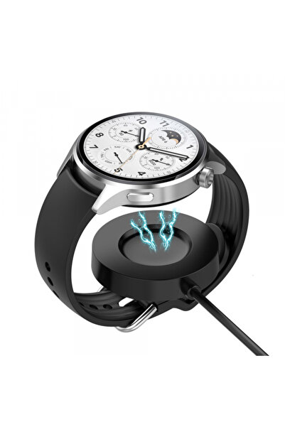 Techsuit Incarcator Wireless Txc6 pentru Xiaomi Watch S1 Pro, USB-A, Negru