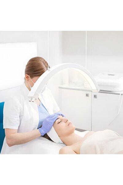 SMAYLİNG Askılı LED Kirpik Lambası Yarım Ay Lamba Salon Cilt Bakım Lambası Ku...