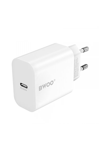 OEM BWOO Cda233 Φορτιστής τοίχου, 20W, 3A, 1 X USB-C, Λευκό