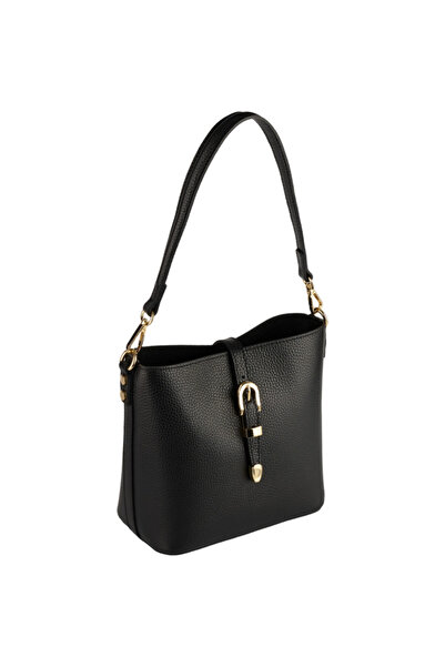 AZZURA Rossella Bag made of 100% leather, black