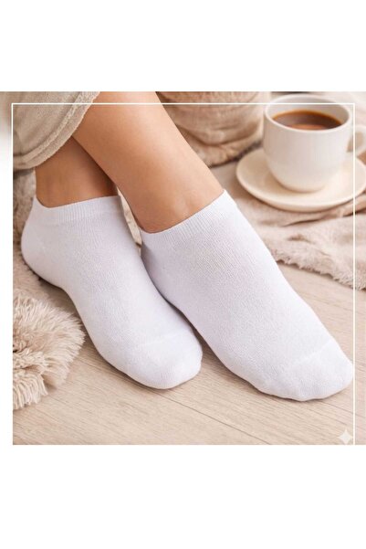 Moonrise Socks Дамски чорапени боти, 6 чифта, бели