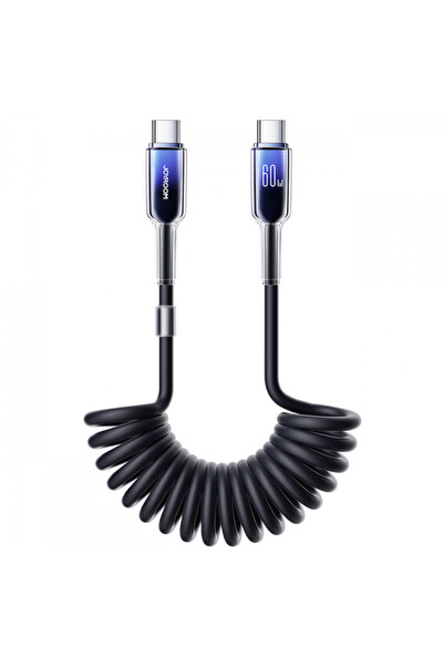 OEM Καλώδιο Δεδομένων και Φόρτισης USB-C - USB-C Joyroom S-A43 Crystal, 60W, ...