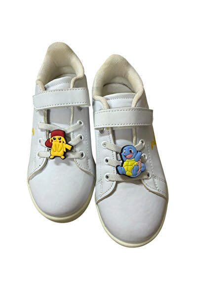 Buki'nin Atölyesi Spor Ayakkabı Bağcık Jibbitz / Charm / Süsü 2 li set Pikachu