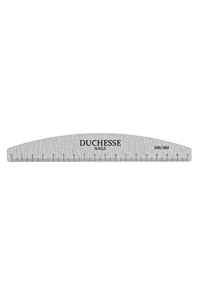 Duchesse Nails Επαγγελματική λίμα νυχιών, ημισέληνος, κοκκομετρία 100/180