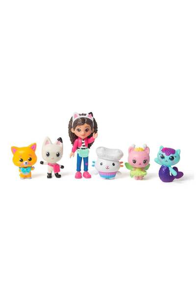 Gabby's Dollhouse Gabby’s Dollhouse Kedi Macerası Ekibi Figür Seti