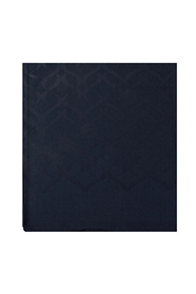 şehri şal Chain Pattern Jacquard Shawl Dark Navy Blue