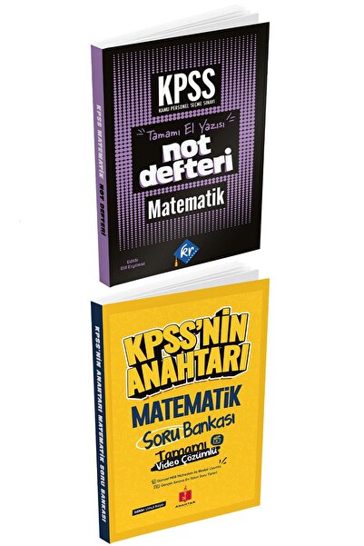 Anahtar Kitap 2026 Kpss'nin Anahtarı Matematik Tamamı Video Çözümlü Soru Bank...
