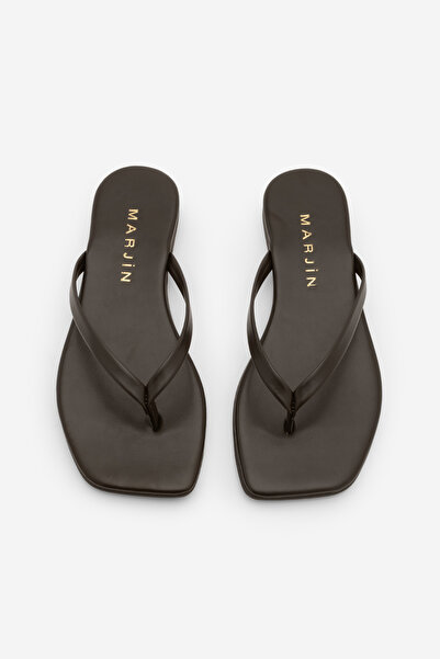 Marjin Γυναικείες παντόφλες με λεπτά λουράκια και ανοιχτή μύτη, καθημερινές, ...