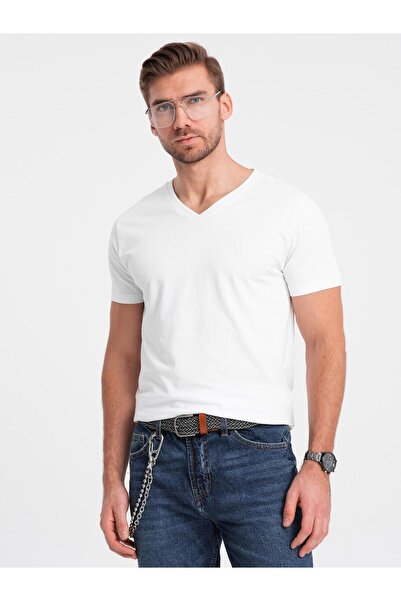 OMBRE Unisex Modern Cotton T-Shirt S2040 White