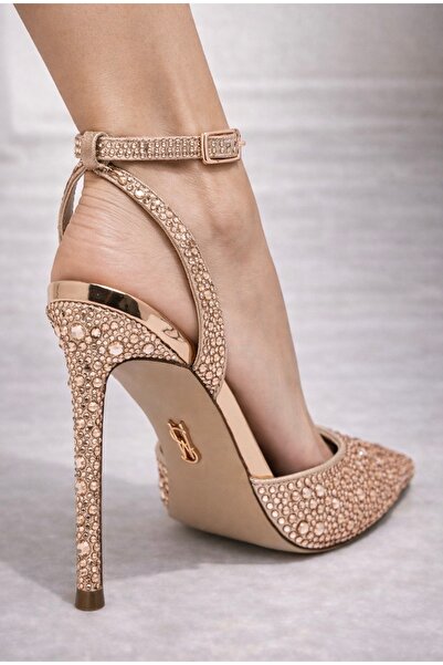 OEM Στιβ Μάννεν Ρίβερτ-Σ Παπούτσια με τακούνι - Χρυσό, 36