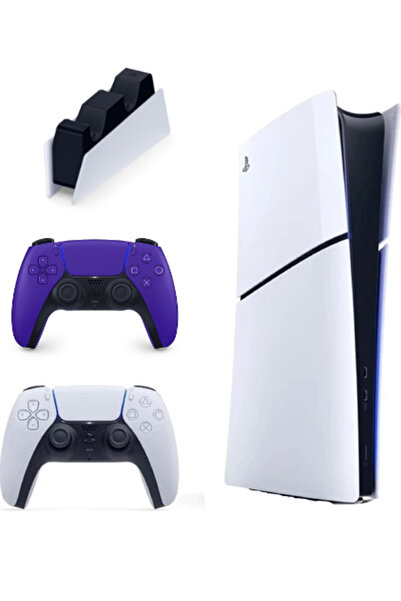 Sony Playstation 5 Slim Digital 825 GB + Şarj İstasyonu + 2. MOR Dualsense İt...