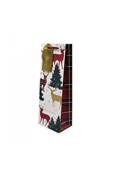 Eurowrap Pungă cadou de Crăciun SDE B STAG TARTAN