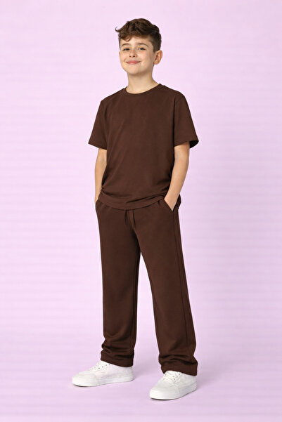 BayBayan UNISEX ΠΑΙΔΙΚΟ ΣΕΤ ΦΟΡΜΑΣ ΚΟΝΤΟΜΑΝΙΚΟ ΧΤΕΝΙΣΜΕΝΟ ΒΑΜΒΑΚΙ ΜΕ ΛΙΚΡΑ