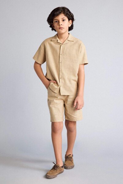 DeFacto Pantaloni scurți texturati pentru băieți H3048A826HS