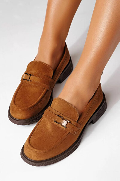 Zaira Γυναικεία καφέ καθημερινά παπούτσια από οικολογικό δέρμα Κασία # 24902 ...