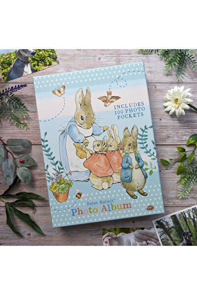 Alligator Books ألبوم صور شخصية في صندوق - بيتر رابيت بخطوط الباستيل