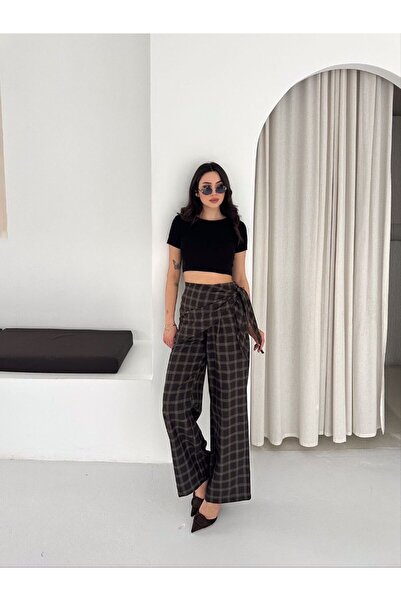 novalook Καρό Παρεό Παντελόνι