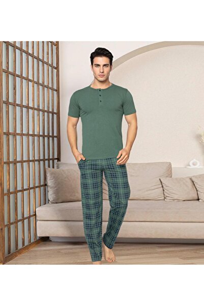 MEBA Men's Dad Dowry Modal Fabric Six-Pocket Short Sleeve Fit Collar Buttoned...