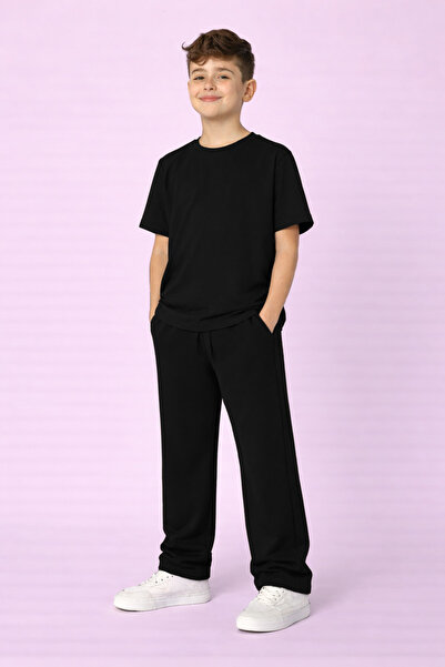 BayBayan UNISEX ΠΑΙΔΙΚΟ ΣΕΤ ΦΟΡΜΑΣ ΚΟΝΤΟΜΑΝΙΚΟ ΧΤΕΝΙΣΜΕΝΟ ΒΑΜΒΑΚΙ ΜΕ ΛΙΚΡΑ