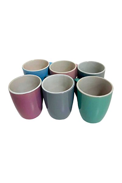 Home أكواب مزججة، سعة 8 أونصة، 6 قطع، STK06