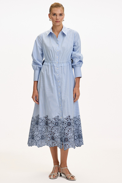 exquise blue dress Chamonix Dress in green/blue by Exquise – SavVy main image 0