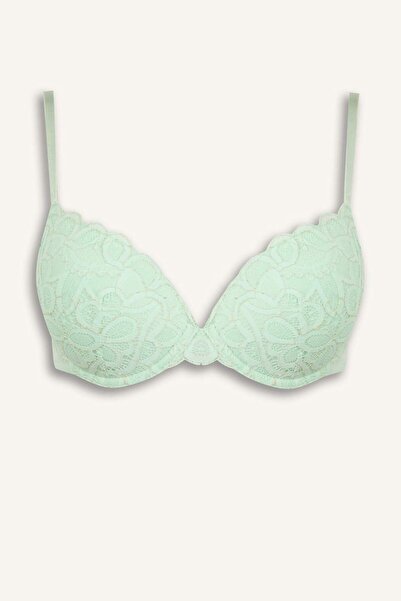 DeFacto Σουτιέν T-shirt με δαντέλα, ενίσχυση και μπανέλες H3228AX26SP