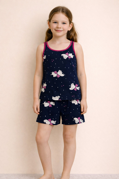 Hays Kız Çocuk Pamuklu Atlet Şortlu Pijama Takımı