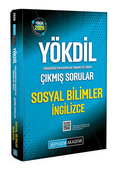 Pegem Akademi Yayıncılık 2026 YÖKDİL Sosyal Bilimler İngilizce Çıkmış Sorular
