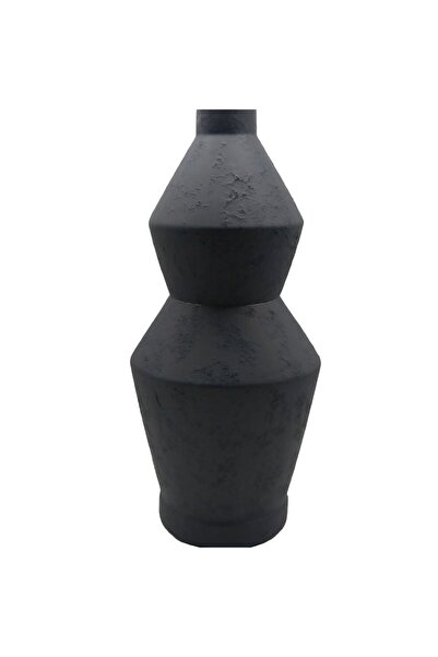 Danube Home Mirabella Ceramic Vase 13X13X29.2 cm -Black