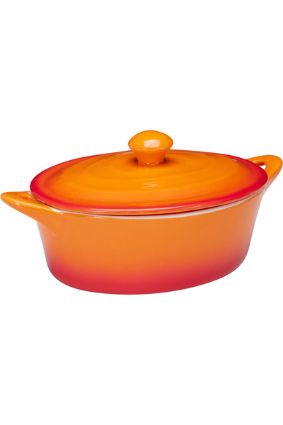 Excellent Houseware Ραμεκέν με καπάκι Excellent Houseware, πορσελάνη, 21x14x8...