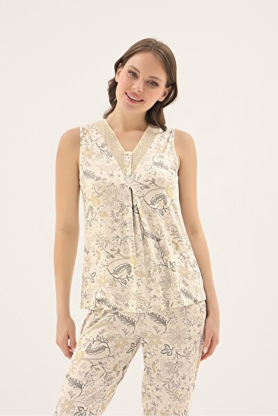 Sevim 17737 ДАМСКИ КЪС ПИЖАМЕН КОМПЛЕКТ