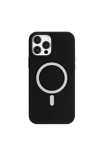 Mercury Husă de silicon MagSafe pentru iPhone 12 Pro Max 6.7 " Negru