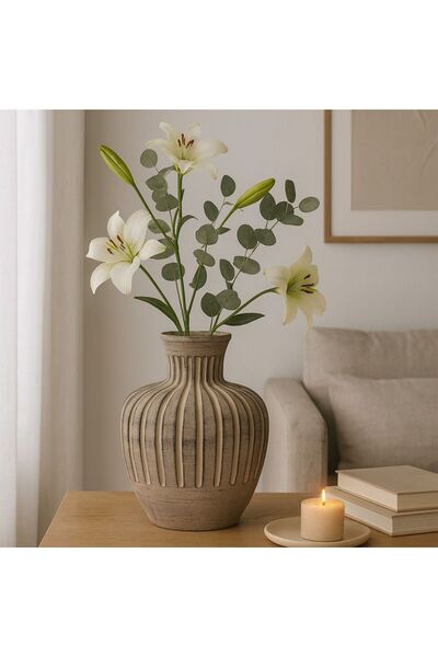 euphoria Terracota Amphora Vase Antique Brown