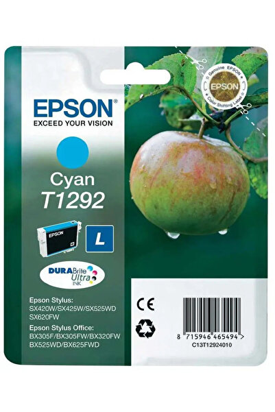 EPSON Γνήσιο Φυσίγγιο Μελάνης T1292 Κυανό