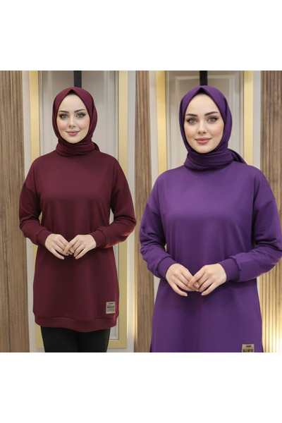 Bala Giyim 2'li İki İplik Kadin Tesettür Tunik