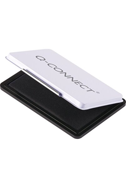 Q-Connect Suport pentru ștampile Q-CONNECT, cu cerneală, 110x70mm, metal, negru