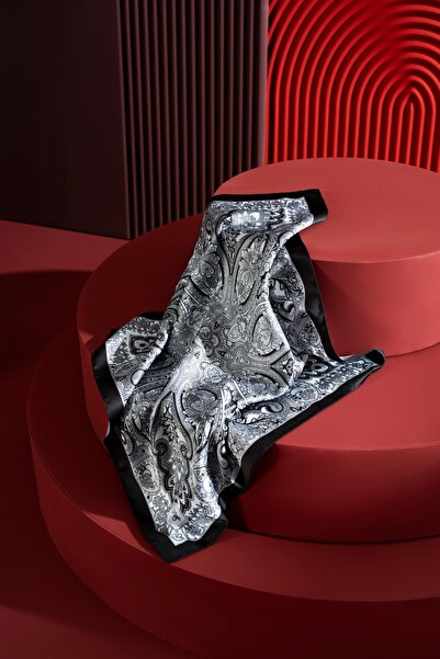 JAWEL Γυναικεία μπαντάνα και φουλάρι με έθνικ σχέδια 55*55 εκ.