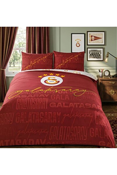 Taç SET DE LENJERIE DE PAT CU EMBLEMĂ GALATASARAY LICENȚIATĂ, SEZONUL NOU, PE...