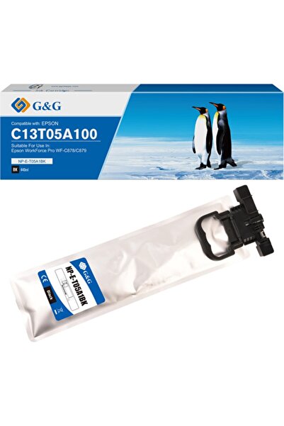 G&G compatible ink cartridge with C13T05A100, NP-E-T05A1BK-A, black, 20000s