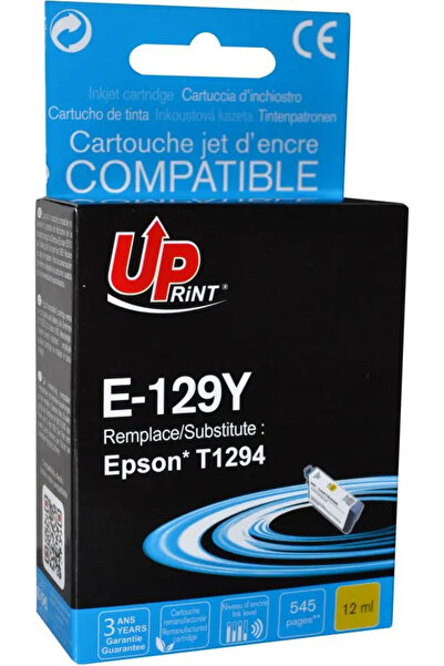 Other Cartuș de cerneală UPrint Ink E-129Y/T1294 (Galben)