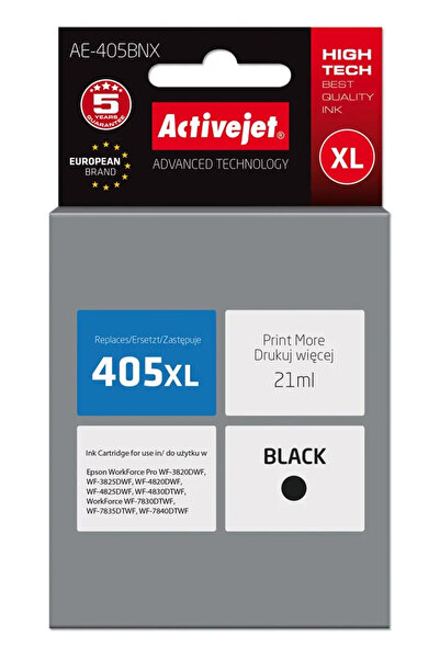 Other Cartuș de cerneală Activejet AE-405BNX (înlocuitor pentru Epson 405XL C...