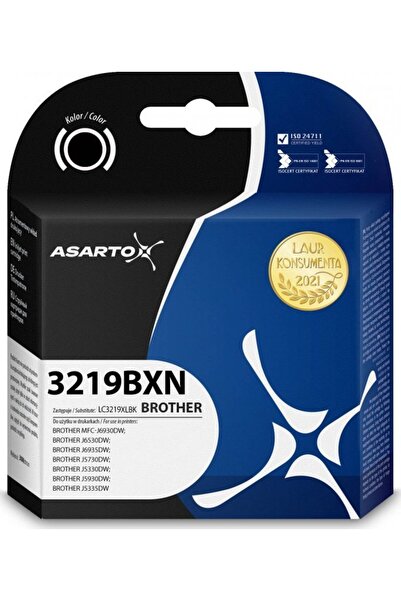 Other Asarto Ink Cartridge Asarto for Brother 3219BXN | LC3219XLBK | 3000 str...
