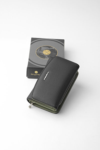 CENGİZ PAKEL Cengiz Pakel Women's Wallet Medium Size Magnetic Cover Technolog...