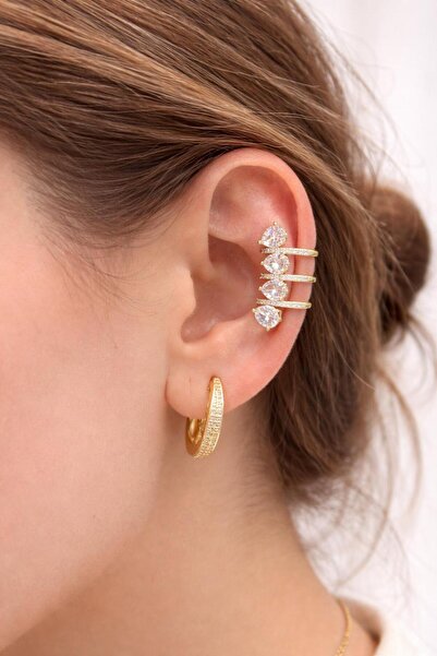 Çelik Earcuff küpe