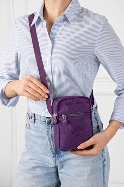 Vuslat Bags Μίνι τσάντα Unisex με χιαστί λουράκια και πολλαπλές θήκες για καθ...