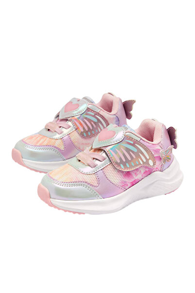 CONGUITOS PANTOFI CU LUMINITE ROZ, DETALIU CU FLUTURE