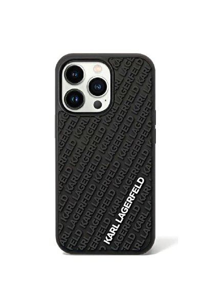 Karl Lagerfeld KLHCN613DMKRLK Husă rigidă din cauciuc 3D cu logo-uri multiple...