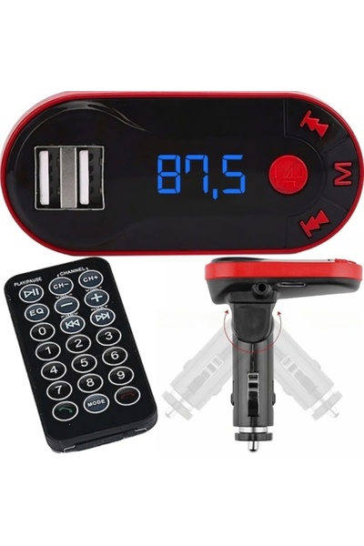 E-ANAMAG ΗΛΕΚΤΡΟΝΙΚΣ Αυτοκινήτου/Μοτοσικλέτας Πομπός FM Bluetooth