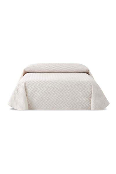 Sofazip Cuvertură pat impermeabilă matlasată Teflon®, culoare ivory 230 x 270 cm