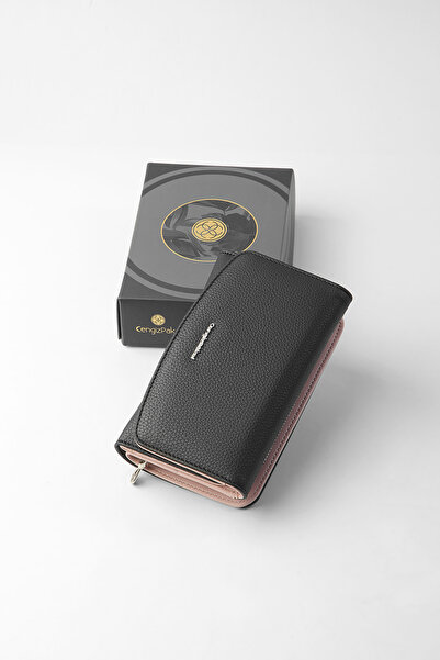 CENGİZ PAKEL Cengiz Pakel Women's Wallet Medium Size Magnetic Cover Technolog...